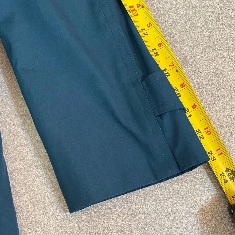 London Fog Trench Coat - Teal Blue - Picture 8 of 9